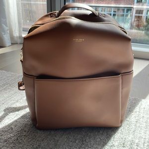 Mina Baie Stevie Vegan Leather Diaper Backpack